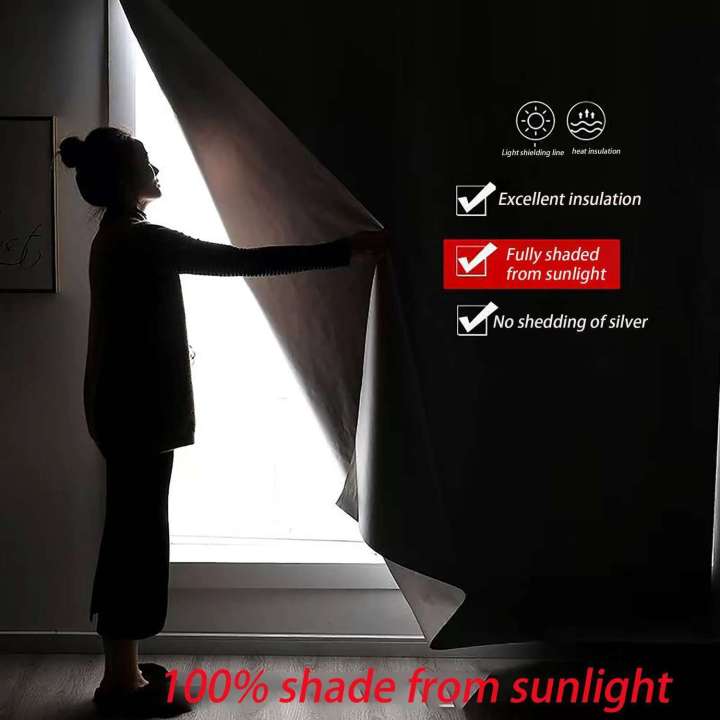 Window Sun Protection Screen Full blackout cloth, convex window, sun protection, heat insulation ...