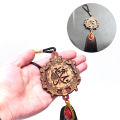 Tassel Wood Car Wooden Pendant Hanging Engraving Muslim Islam Jewelry DFGGT. 