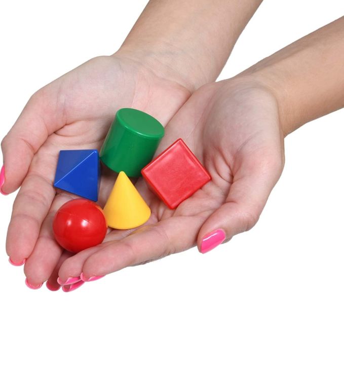 PLASTIC 3D SHAPES FOR KIDS