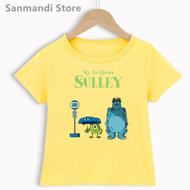 Fashion%20Summer%20Funny%20Kids%20Clothes%20Monster%20Cartoon%20Print%20Tshirt%20Girls/Boys%20Kawaii%20Children%20Clothing%203-13%20Years%20Toddler%20T%20Shirt%20-%20Image%202