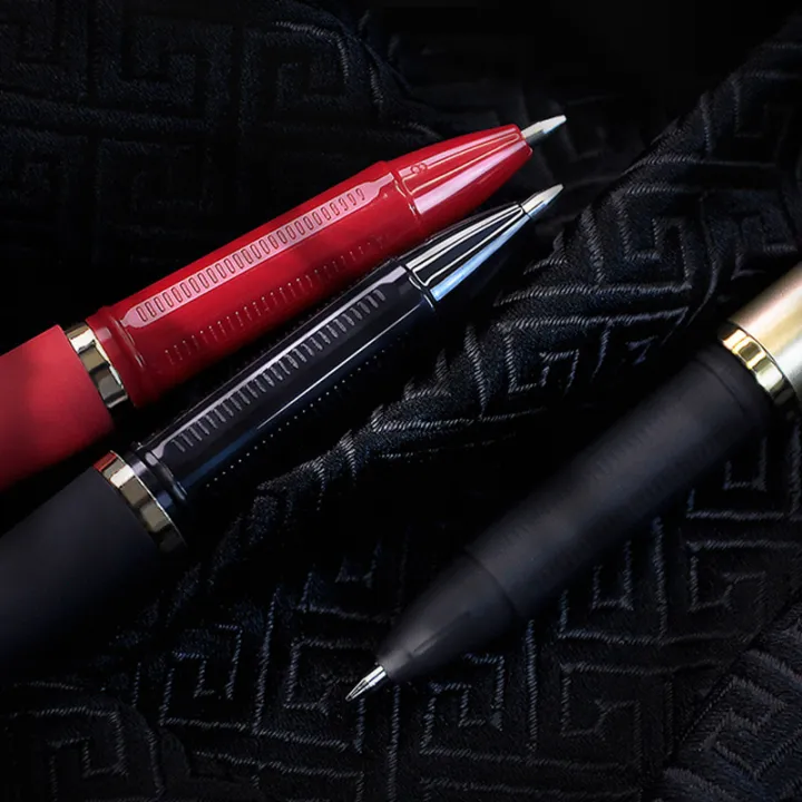 %E3%80%90The%20Quiet%20Page%E3%80%914pcs/set%20Large%20Capacity%20Neutral%20Pen%20Black%20Blue%20Purple%20Green%20Red%20Ink%200.7mm%20Pen%20Carbon%20Calligraphy%20Teacher%20Business%20Signature%20-%20Image%206