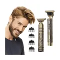 Trimmer for Men Rechargeable Vintage T9 Electric Hair Cutting Machine Hair Clipper Professional Men Shaver Dragon Black. 