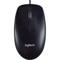 M90 Wired USB Mouse, 1K DPI Optical Tracking, Ambidextrous -Laptop – Black. 
