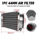 44MM Universal Motorcycle Air Filter Elements Mushroom Head Pod Cleaner Double Foam Cauretor Air Filter Cleaner Intake. 