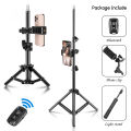 Selfie Tripod 1/4 Screw Light Stand Wireless Bluetooth-compatible For Phone Camera Photo Studio Softbox Ring Light With Holdel. 