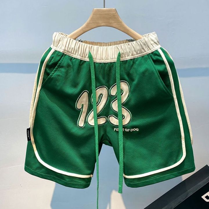 American Basketball Shorts Men's Summer New Fashion plus Size