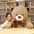 New High Quality Lovely Teddy Bear with Bow-knot Toys Stuffed Animals Bear Plush Doll Soft Pillow Kids Lovers Birthday Baby Gift. 