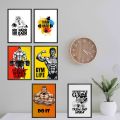 A4 framed Gym Motivational Workout Wall posters Desk Wall decorations inspiring posters. 