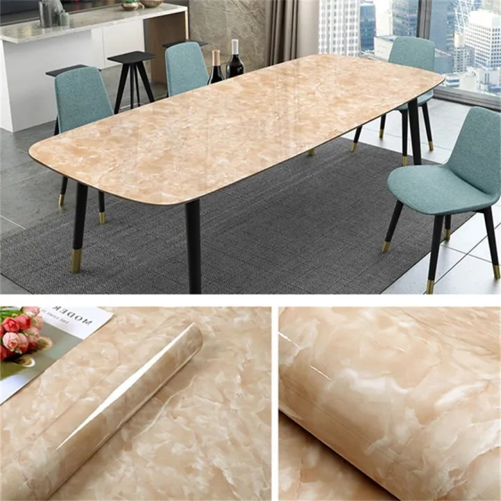 Marble%20Self%20Adhesive%20Wallpaper%20Roll%20Wall%20Stickers%20Decorative%20Vinyl%20Paper%20Kitchen%20Table%20Living%20Room%20Bathroom%20Decal%20Furniture%20Film%20-%20Image%203