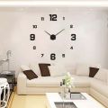 3D Mirror Wall Clock Modern Design Creative Acrylic Quartz Wall Clocks Stickers 40x40 / 50x50 / 40x120. 