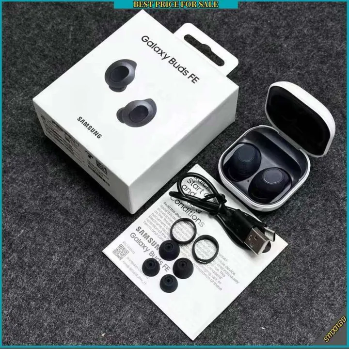 Samsung%20Galaxy%20Buds%20FE%20-%20Graphite%20and%20White%20headset%20In-Ear%20Headphones%20SM-R400%20Bluetooth%20Earphones%20-%20Image%209