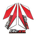 New Motorcycle Scooter Whole Body Fairing For Honda Dio Sr Dio50 Af17 Af18 Af27 Af28 Glue Decorative Decal Logo Sticker. 
