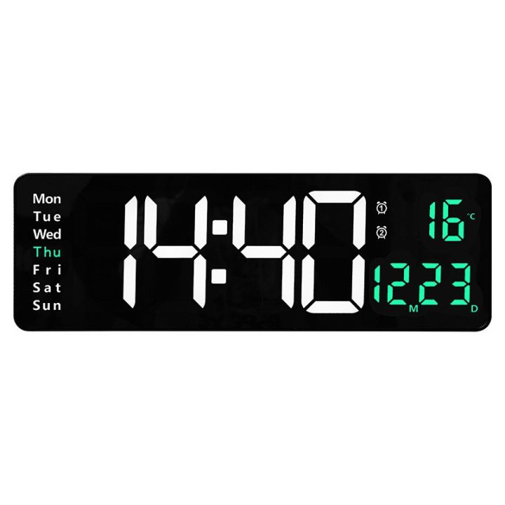 13%20Inch%20Large%20Wall%20Clock%20Remote%20Control%20Memory%20Electronic%20Clock%20Date%20Week%20Temperature%20Display%20Bedside%20Clock%2010%20Level%20Brightness%20LED%20Digital%20Clock%20-%20Image%203