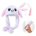 Multicolor & New Style Cute Funny Rabbit Hat Moving Bunny Ears Soft Plush Cap Toys Gifts. 