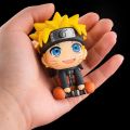 Japan Anime 8 style Uzumaki Naruto Kakashi Uchiha Sasuke Itachi mini Figure Nendoroid desk/Car Decoration PVC Model boy gift Action Figures. 