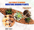 Organic Expanded Clay Pebbles Light Expanded Clay Aggregate, Natural Clay Pebbles for Hydroponic & Aquaponics Growing, Orchid Potting Mix, Dutch Buckets, Drainage. 