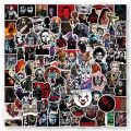 10/30/50/100PCS Mixed Horror Movie Character Stickers Graffiti Decals DIY Laptop Notebook Fridge Suitcase Classic Sticker Toys. 