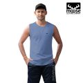 Moose Men’s Tank Top - Dark Denim. 