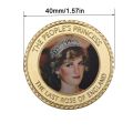 TO Commemorative Coin England People's Princess Diana The Last Rose Of England. 