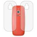 Hydrogel Film Crystal Clear Full Cover Back Skin Protector For Nokia 3310 2017. 