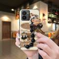 soft case Bear bracelet Phone Case For Nokia HMD Fusion protective case phone case Waterproof Black pearl pendant cute. 