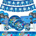 paper plates Kid Birthday Game Theme Party Supplies Decor Disposable Paper Plates Cup Napkin Video Game Table Cover Wedding Party TableclothParty Tableware. 