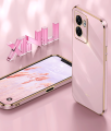 COROGI for OPPO A77s Back Cover Luxury 6D Plating Frame Square Shiny Cases Camera Lens Protection Soft Silicone Protective Phone Case for Girl Boy. 