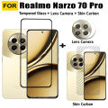 For Realme Narzo 70 Pro Ceramic Matte Soft Film Realme Note 5 Realme C53 C51 Anti Peeping Tempered Film Realme 12+ 11 4G 5G Matte Full Screen Protector 3 in 1 Camera Lens Protecto. 