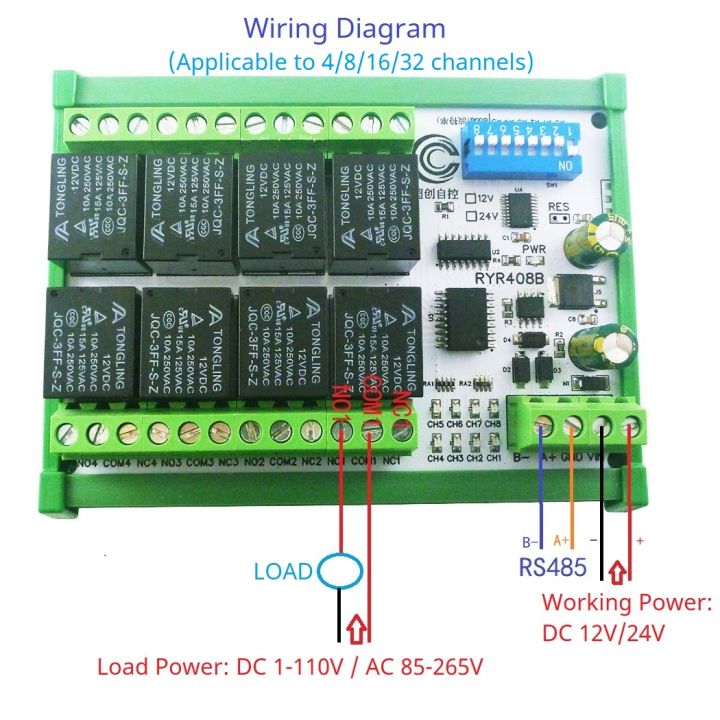 4-32ch%2010a%2020a%20Dc%2012v%2024v%20Rs485%20Bus%20Relay%20Module%20Dip%20Setup%20Parameters%20Modbus%20Rtu%20Serial%20Port%20Uart%20Switch%20Board%20Hmi%20Plc%20-%20Image%203