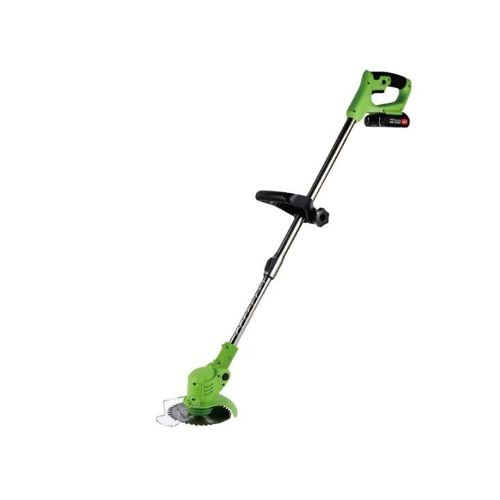 Telescopic Handle Manual Lawn Mower with 24V Battery Charger