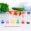 6pcs/ Set Sand Glass Timer Hourglass for Cooking Baking Game Exercise Decoration. 