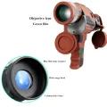 10X40 power unique design handle handheld spy monocular telescope, golf scope range finder for hunting fishing and sailing. 