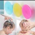 Silicone Shampoo Brush to Remove Dandruff and Fetal Fat Brush Bath Supplies  for Baby Infant Bathing Soft Silicone Boys Girls Kids Shower Brush Head Hair Washing Massage Brushes Wipe Comb Bathing Toys. 