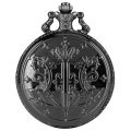 【Endless Surprises】Black Pocket Watch Ciel Contract Logo Othello's Eye Large Luminous Anime Pocket Watch. 