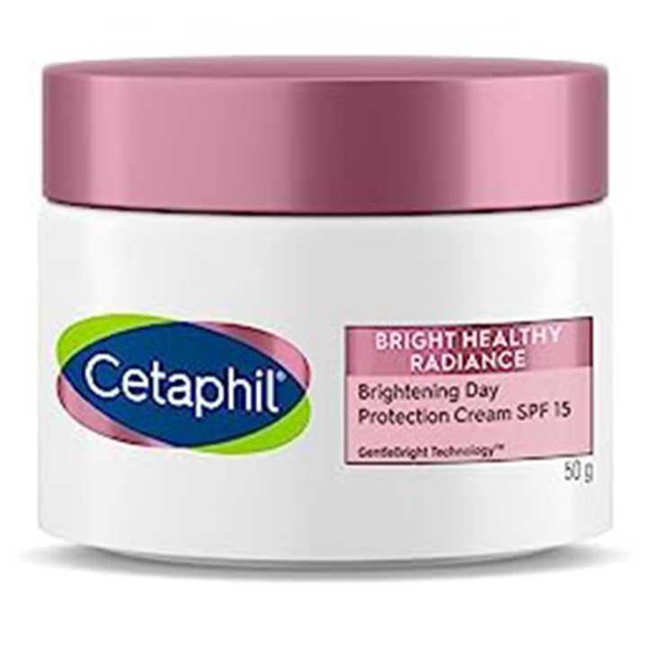 Cetaphil Bright Healthy Radiance Brightening Day Protection Cream SPF 15 - Daily Moisturizer for Uneven Skin Tone & Dark Spots 50g