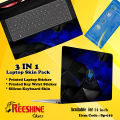 HP Design 3 in 1 Reeshine Laptop Skin With Matt laminate For 15.6 Inch/ 14.6 inch/ 13 inch laptop ( Back Sticker , Key Wrist Sticker, Keyboard Skin). 