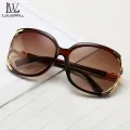 LouisWill Newest Sunglasses Women Sunglasses Ladies Eyewear Anti-UV Square Sun Glasses Accessories Retro Camellia Summer Glasses for Women with Free Glasses Bag. 