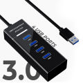 USB HUB 3.0 5Gbps High Speed 4 Ports Slim High Quality USB HUB for PC, Laptop, Projector, etc.... 