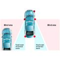 【Red】 Car Blind Spot Monitoring System Ultrasonic Sensor Distance Assist Tool Blind Spot Mirror System. 