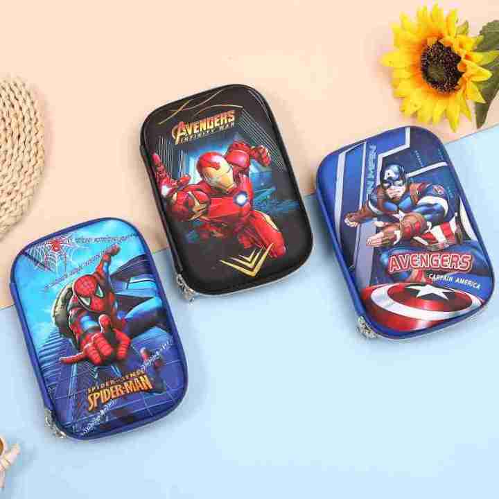 Sunshine spider man pouch   kids pencil case (Multicolor)