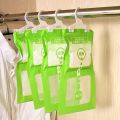 2 pcs Hangable Wardrobe Moldproof Moisture Proof Dehumidification Bag Moisture Absorbing Bag Closet Dehumidizer Eco Friendly. 