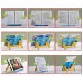 Multifunctional Portable Folding Bookstand Adjustable Reading Stands Tablet Holders. 