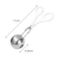 Stainless Steel Meatball Clips Meatballs Maker Tool Non Stick Stuffed Fish Ball Rice Ball Making Mold Kitchen Gadgets 1Pcs. 