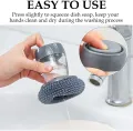 Automatic Liquid Tank Kitchen Utensils Sink Cleaning Brush Scrubber, Dish Bowl Washing Brush with Soap Dispenser Handle Sponge with Wok Brush Kitchen Pot Cleaner. 