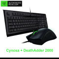 Keyboard Mouse Combo Razer Cynosa Keyboard + Razer DeathAdder 2000 Mouse Combo 104 Keys Keyboard Ergonomic Keyboard Mouse Combo. 