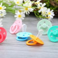chibobaby Newborn Pacifier Baby Teether Happy Bite Silicone Children's Nipple Head Cartoon. 