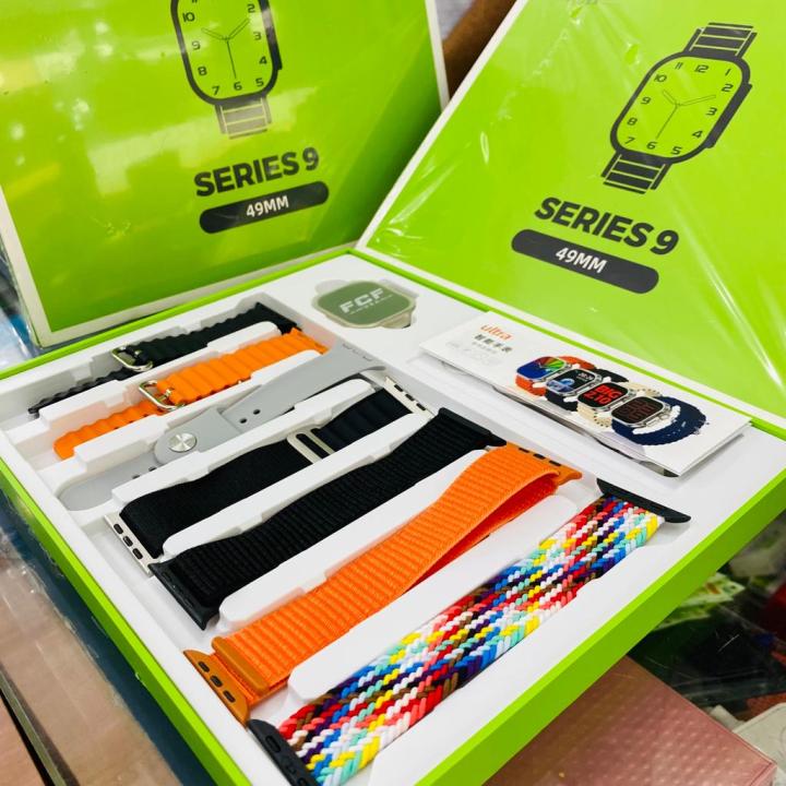 FCF%20USA%2049MM%20Series%209%20Smartwatch%207%20Straps%20Combo%20Valued%20Pack%20Support%20Android%20&%20IOS%20Bluetooth%20calling%20messaging%20notifications%20blood%20rate%20check%20smartwatch%20-%20Image%203