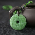 Fashion Green Jade Hand-Carved Dragon Hollow Jade Pendant Necklace Multicolor Chinese Amulet Women Mans Lucky Jewelry Gift. 