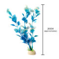 Vibrant AquaticScape Underwater Aquarium Plant - Realistic 20cm Plastic Simulation Grass for Fish Tanks. 