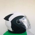 UP 2 Alien White Motor Bike Helmet SLS Certified. 